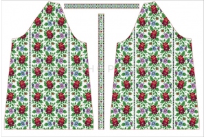 Дизайн (схема для вишивання) сорочки 873-18/09 "Квіти" РС001